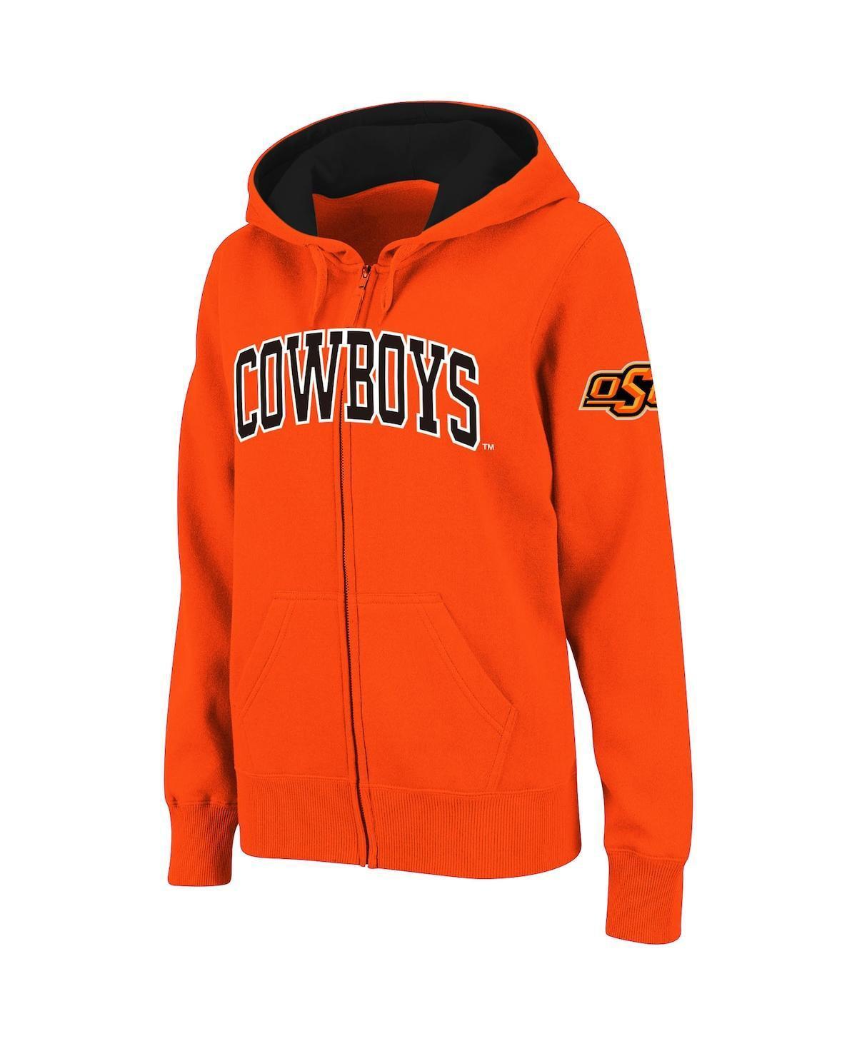 Womens Stadium Athletic Oklahoma State Cowboys Arched Name Full-Zip Hoodie Product Image