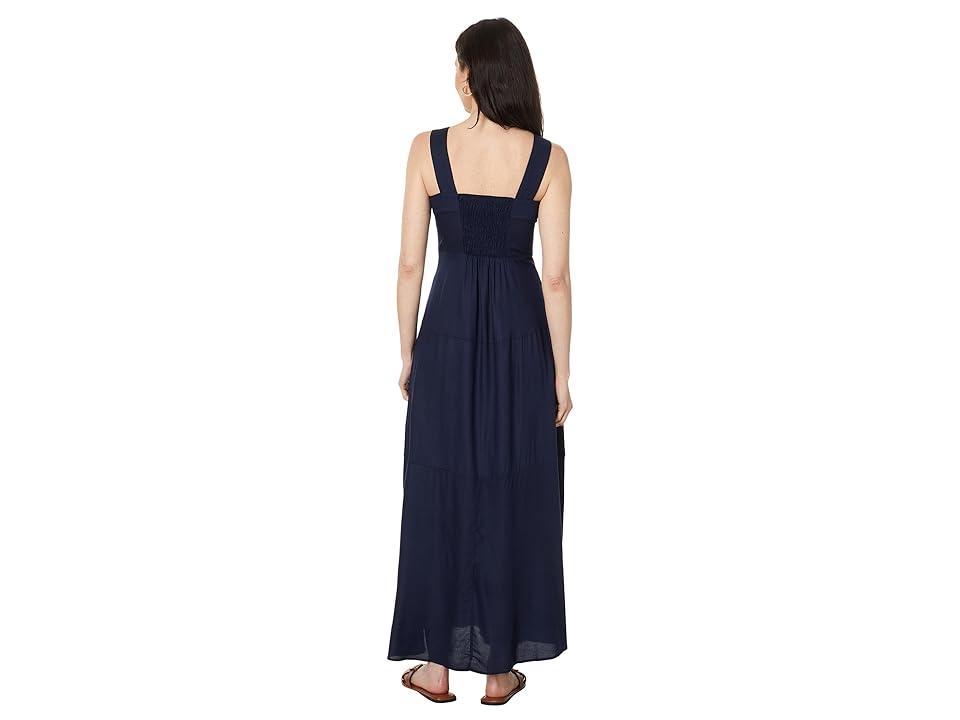 Vince Camuto Women's Paneled Challis Tank Dress, Navy Product Image