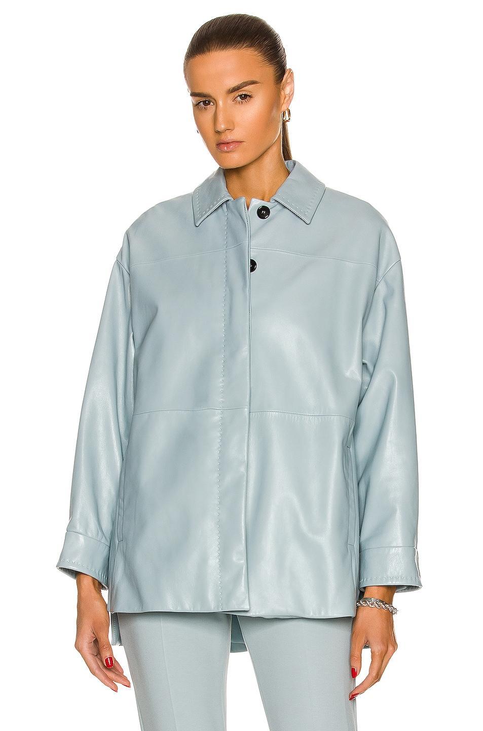 Max Mara Olivi Shirt Baby Blue. (also in ). Product Image