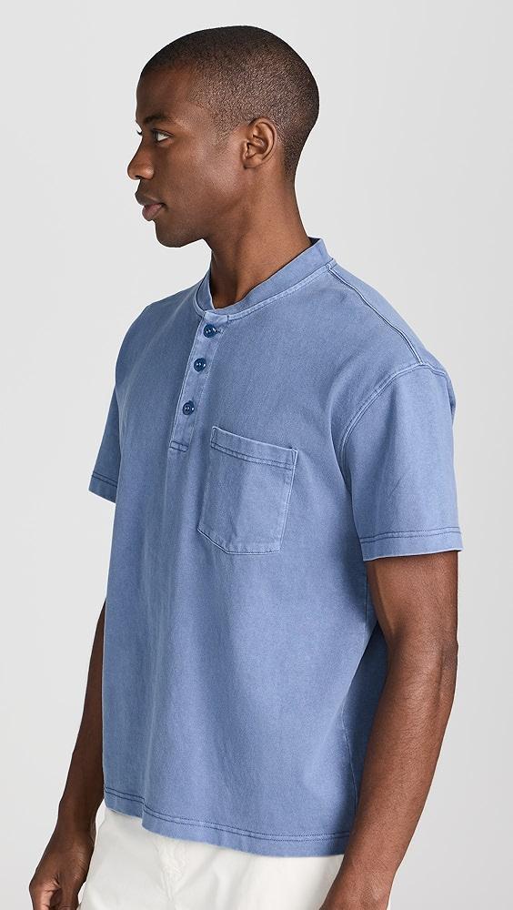 Alex Mill Short Sleeve Heavyweight Jersey Henley | Shopbop Product Image