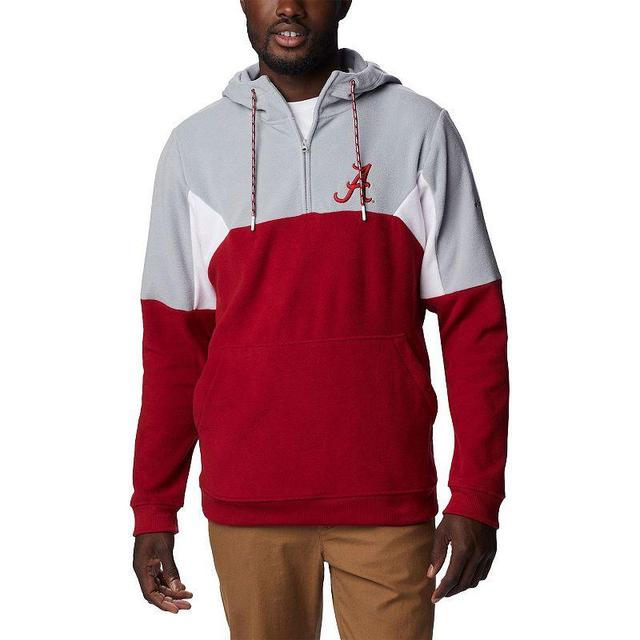 Mens Columbia Crimson Alabama Crimson Tide Lodge Quarter-Zip Hoodie Product Image