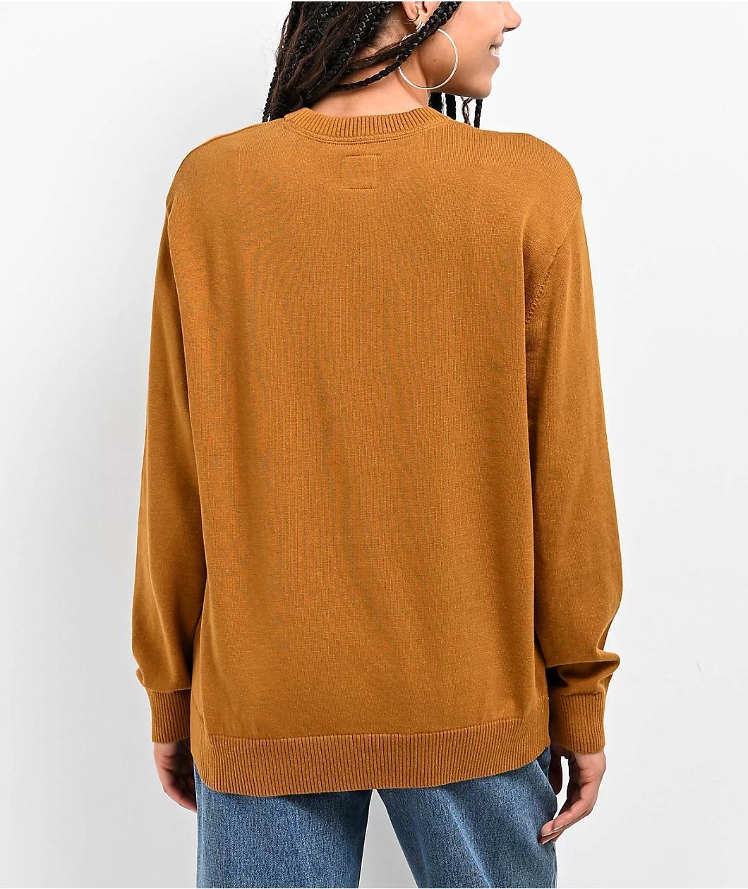 Vans Tacuba Solid Brown Sweater Product Image