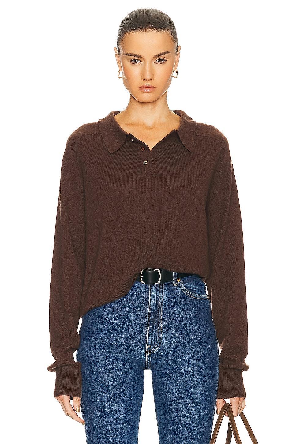 Eterne Brady Sweater in Chocolate - Chocolate. Size XL (also in ). Product Image