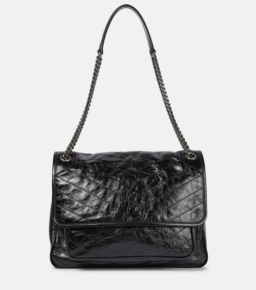 SAINT LAURENT Niki Large Leather Shoulder Bag In Black Product Image