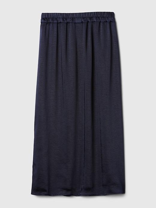 Satin Midi Skirt Product Image