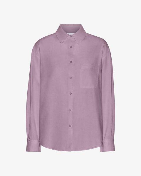 Organic Oversized Shirt - Pearly Purple Product Image