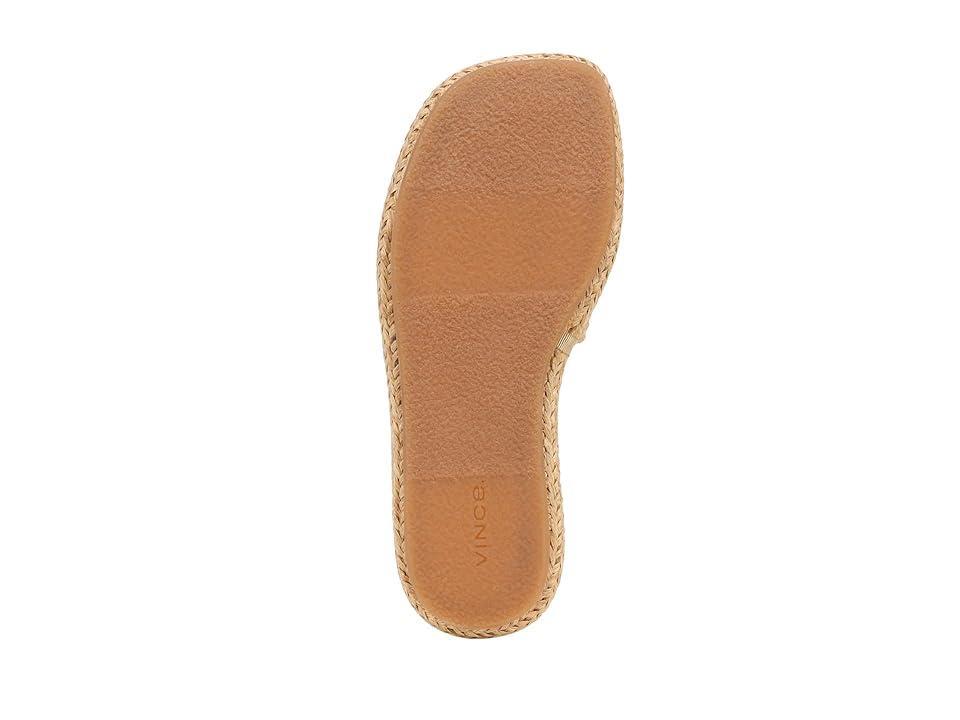 Vince Eva Platform Slide Sandals (Toasted Wheat Raffia) Women's Sandals Product Image
