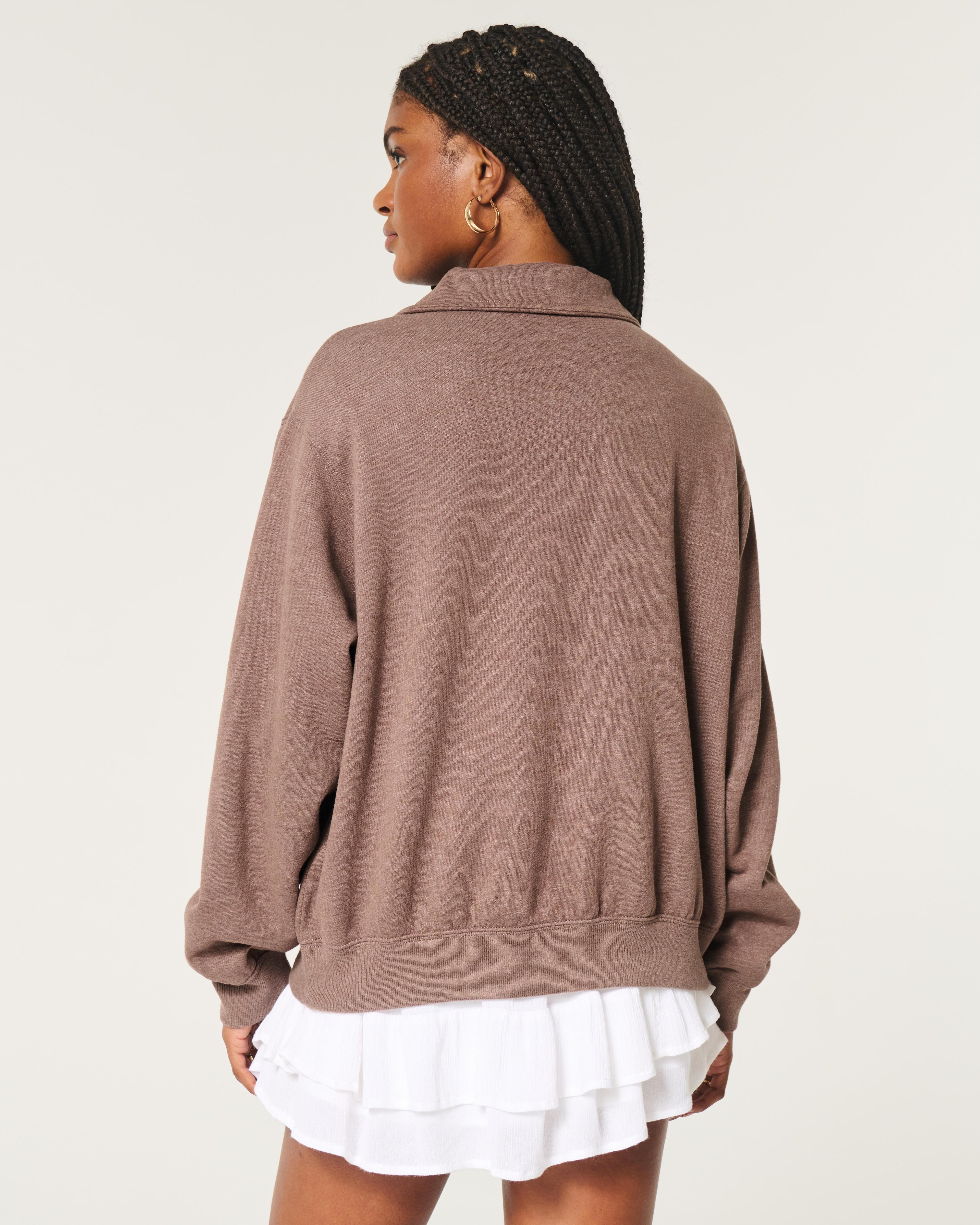 Easy Half-Zip Sweatshirt Product Image