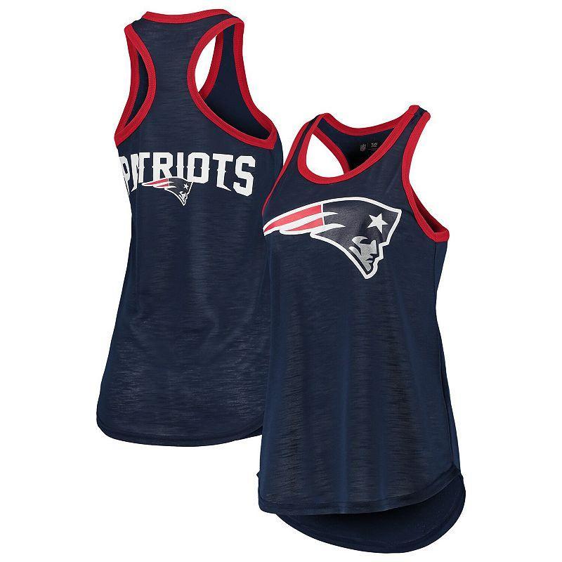 Womens G-III 4Her by Carl Banks New England Patriots Tater Tank Top Blue Product Image