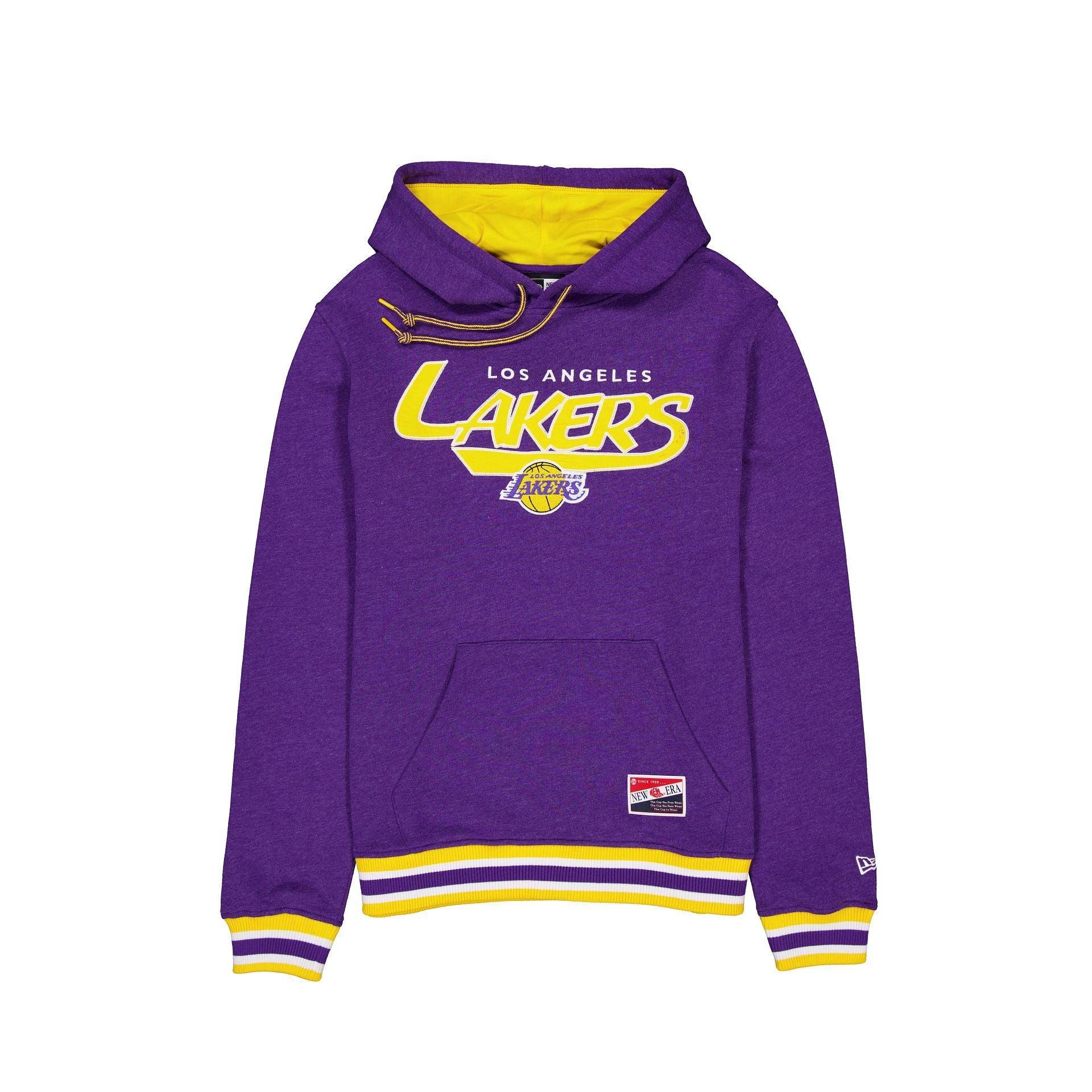 Los Angeles Lakers Throwback Hoodie Male Product Image