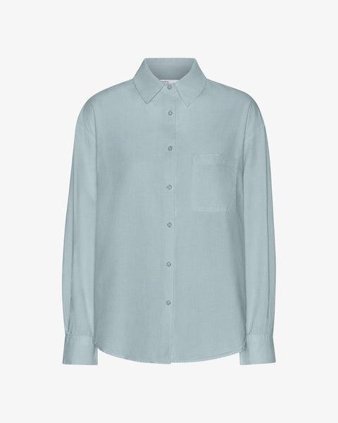 Organic Oversized Shirt - Oyster Grey Product Image