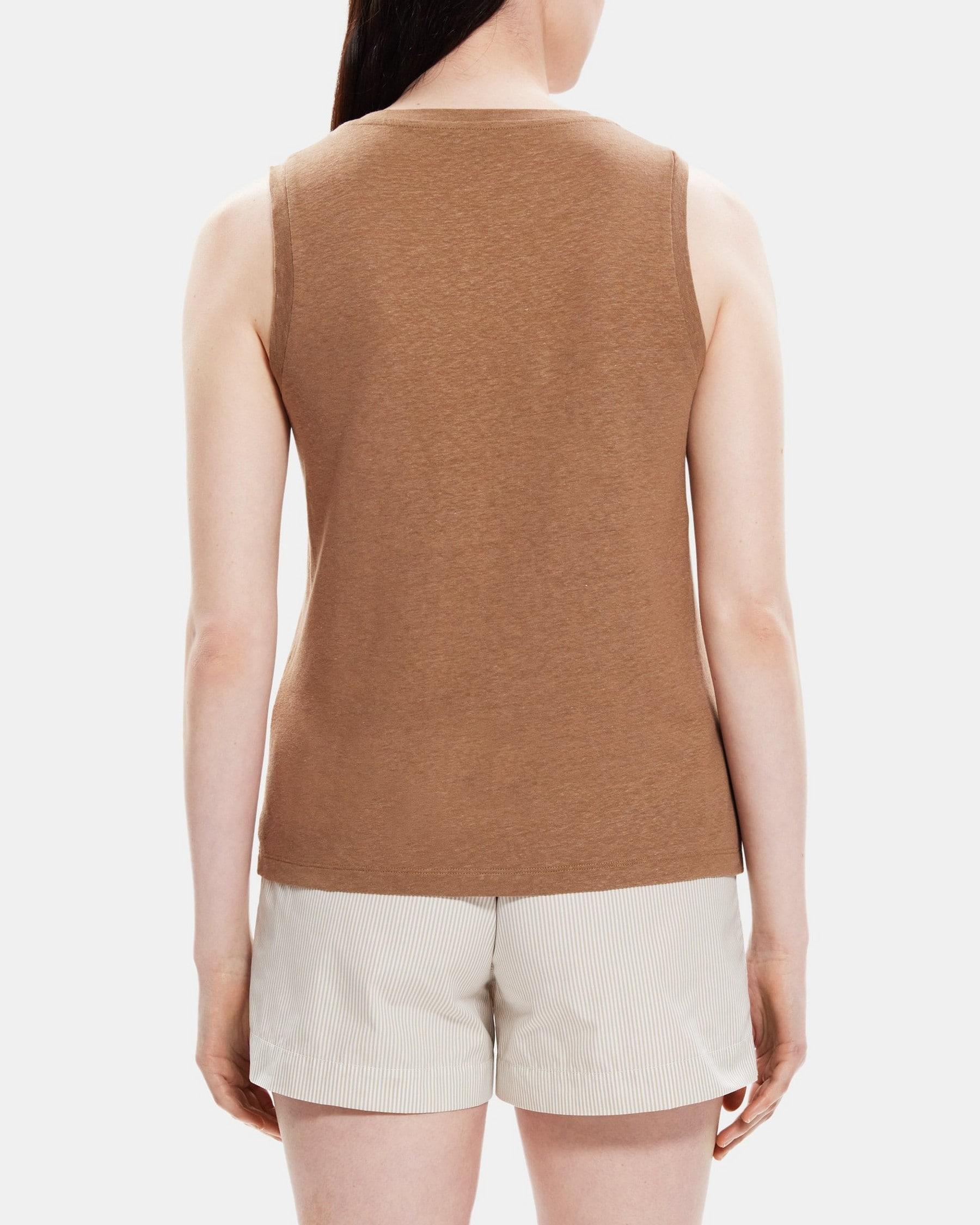 Easy Tank in Linen-Blend Product Image