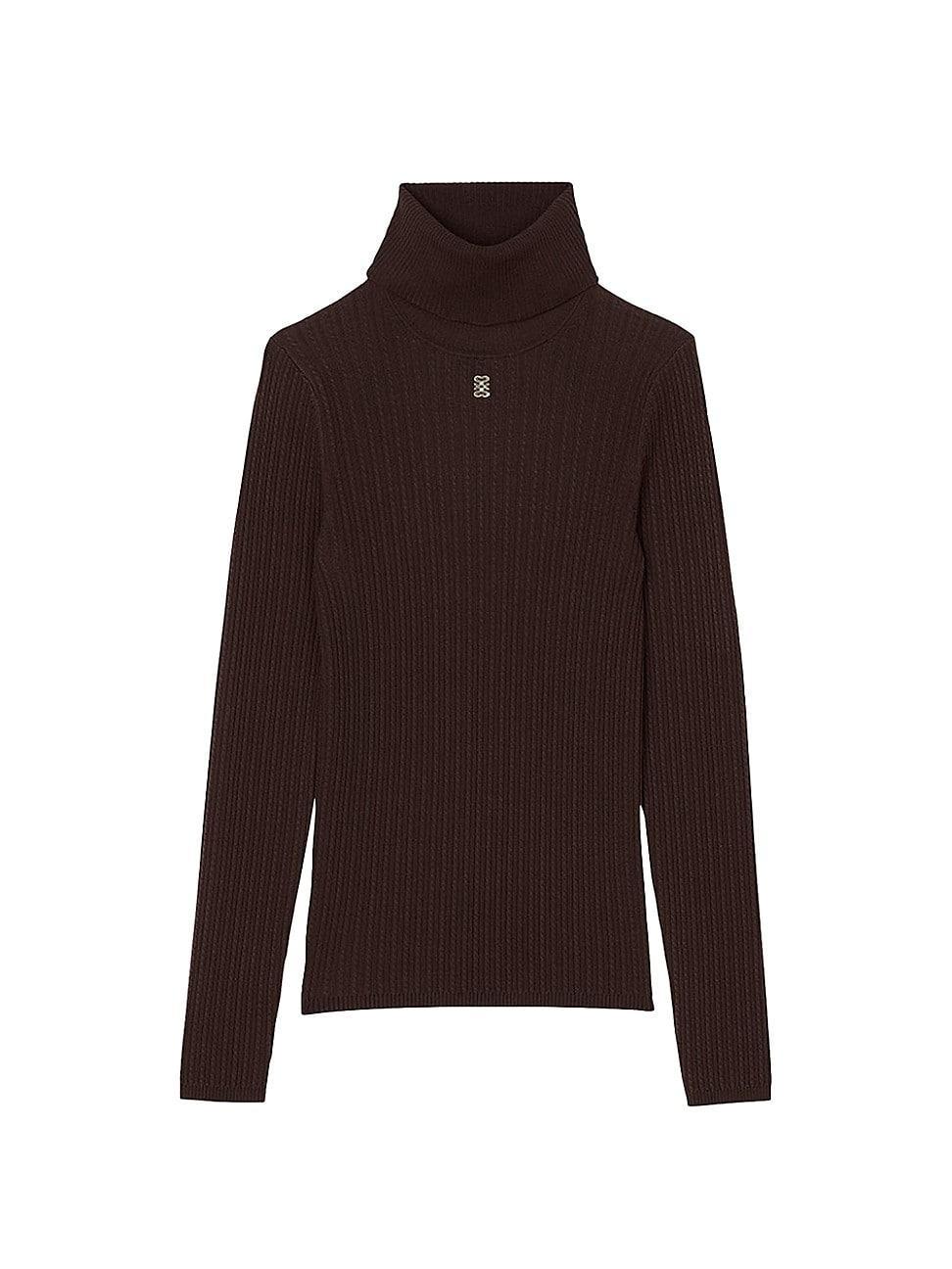 Womens Turtleneck Sweater Product Image