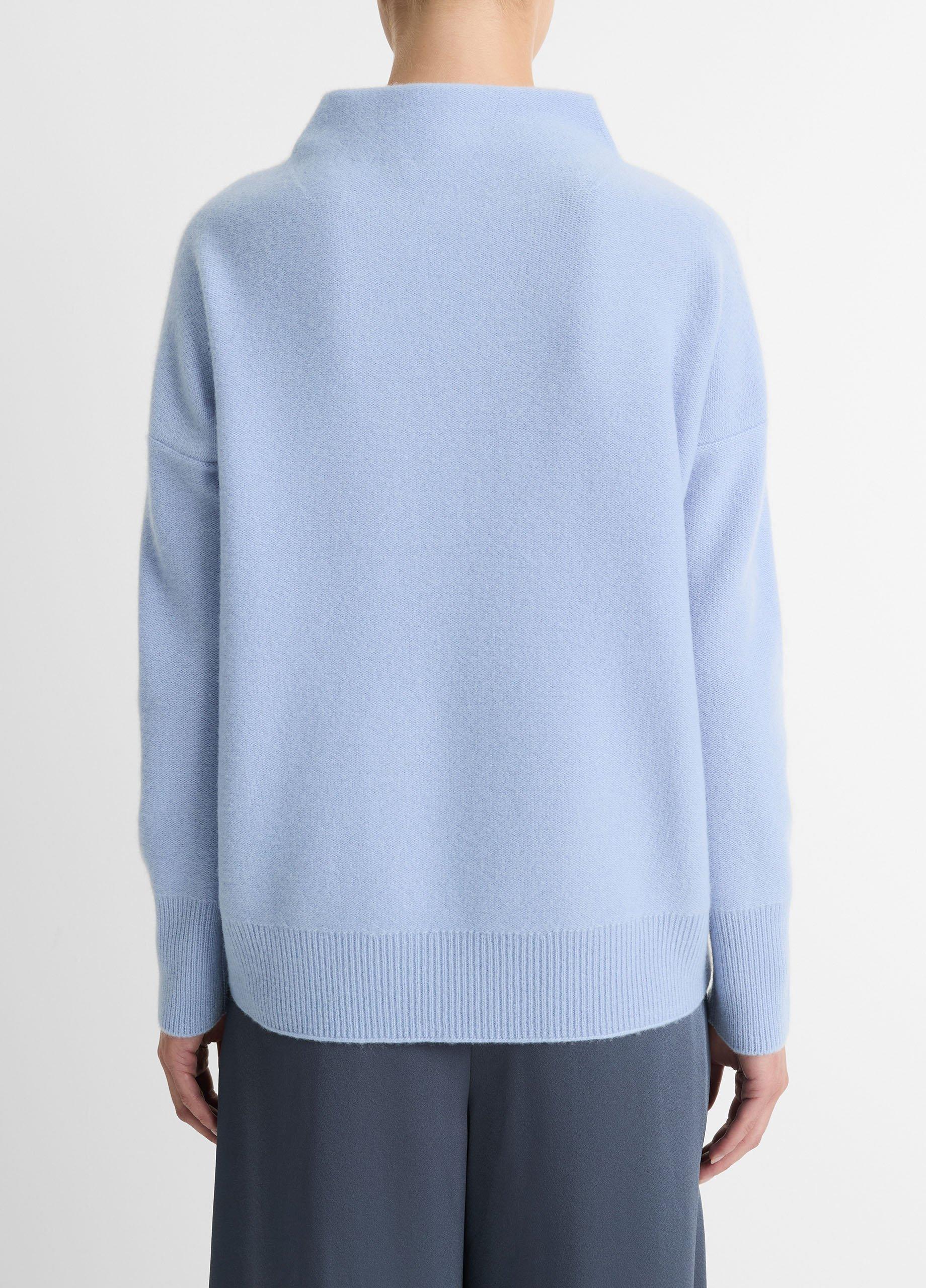 Plush Cashmere Funnel Neck Sweater Product Image