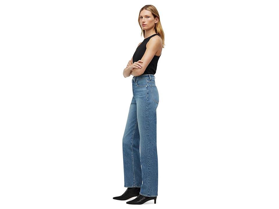 Madewell The 90s Creased High Waist Straight Leg Jeans Product Image