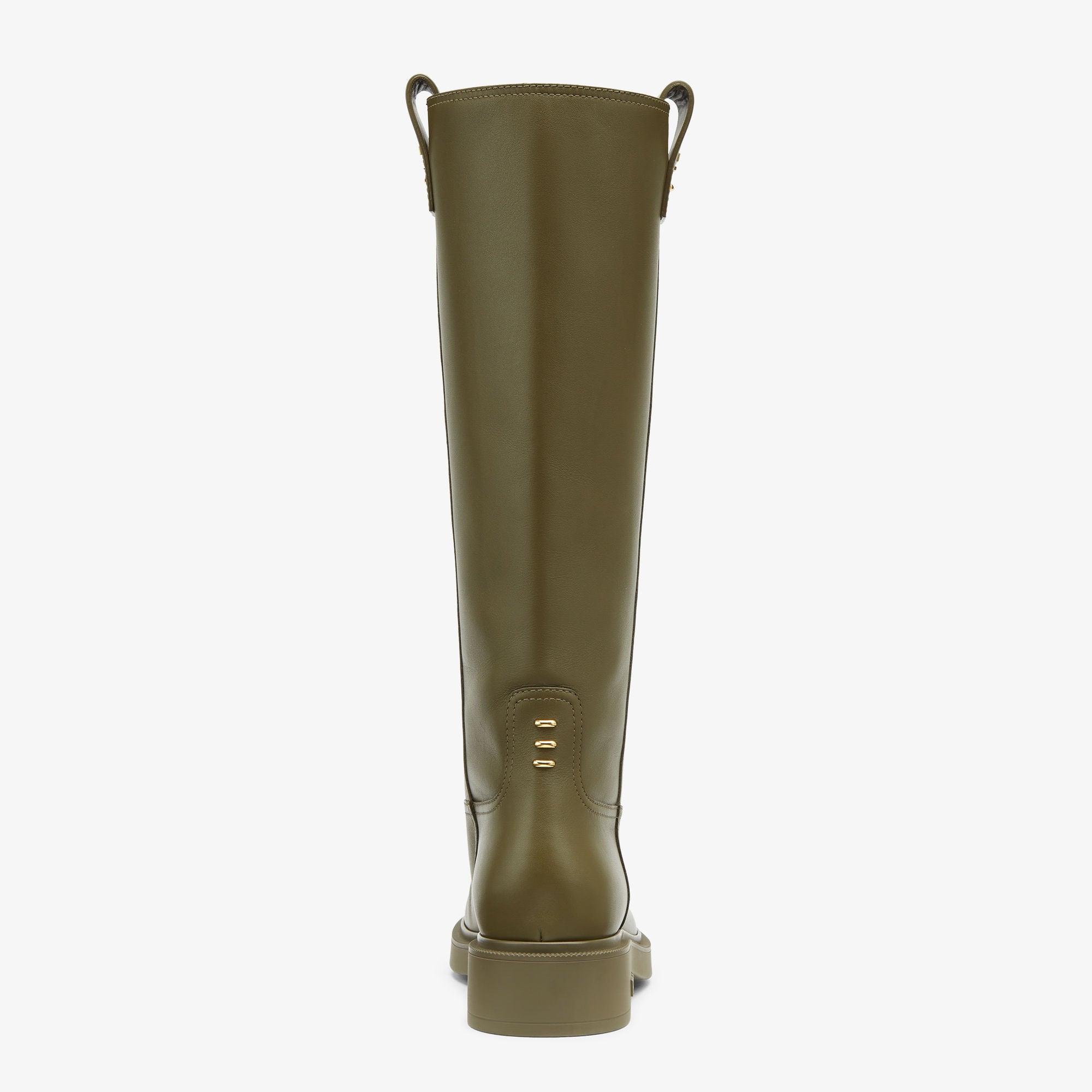 Fendi FiloGreen leather boots Product Image