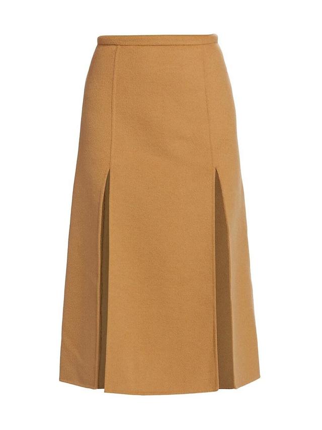 Womens Front-Slit A-Line Skirt Product Image