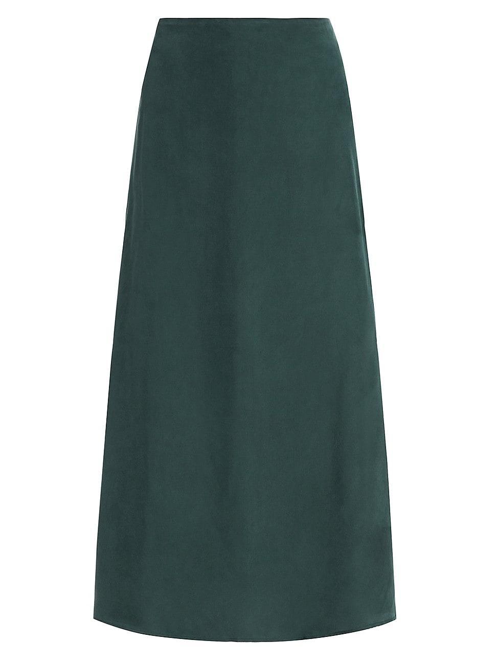 Womens Orla Matte Satin Slip Maxi Skirt Product Image