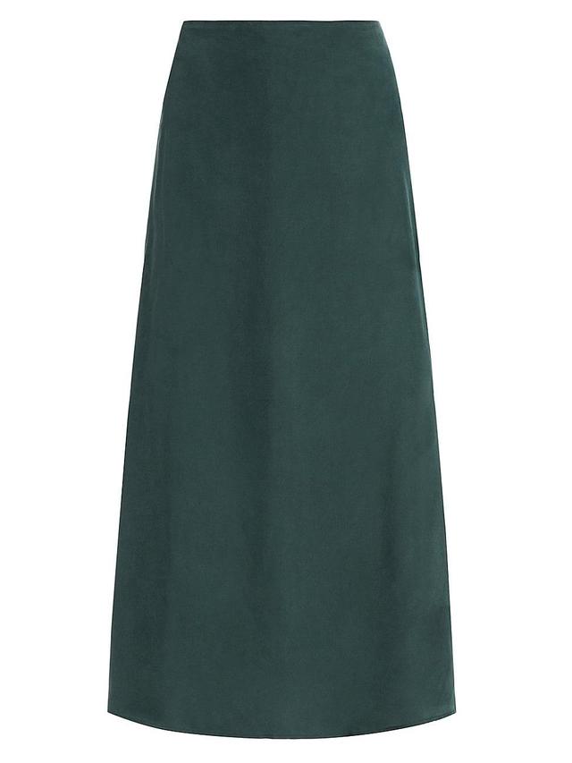 Splendid Orla Satin Side Zip Maxi Skirt Product Image