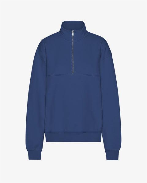 Organic Quarter Zip - Marine Blue Product Image