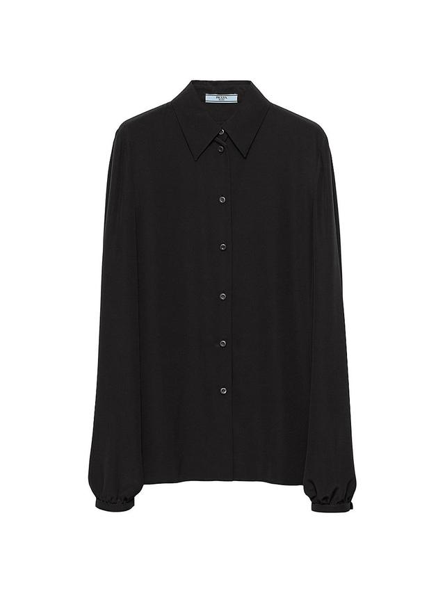 Womens Crepe De Chine Shirt Product Image