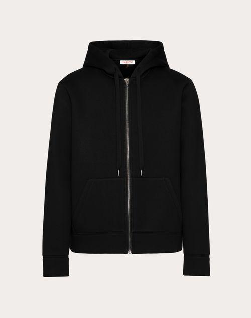 NEOPRENE SWEATSHIRT WITH HOOD AND ZIPPER  Product Image