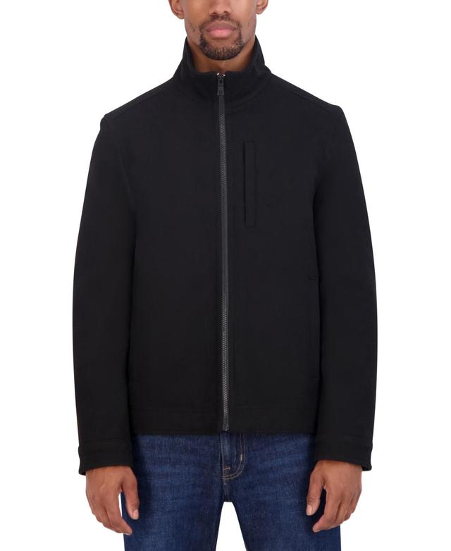 Nautica Mens Wool Blend Zip Jacket Product Image