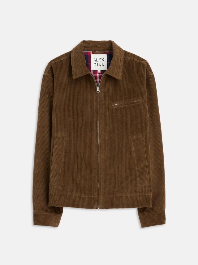 Charlie Zip Jacket In Corduroy Male Product Image