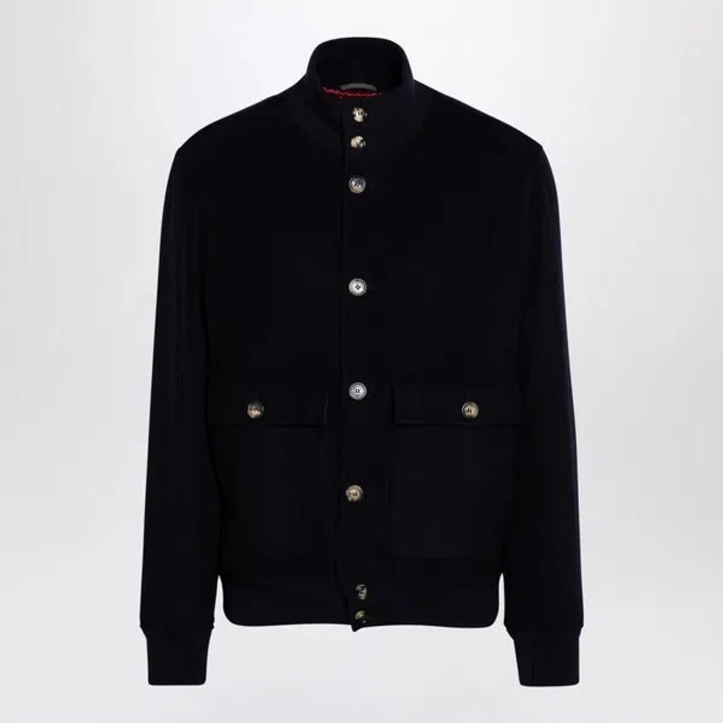 Cloth Jacket In Blue Product Image