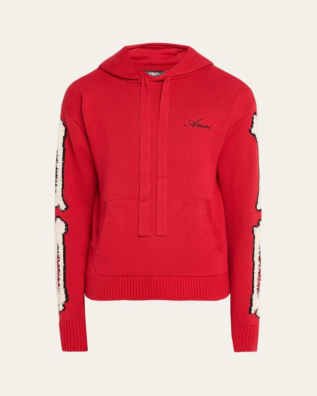 Men's Hoodie with Bone Sleeves Product Image