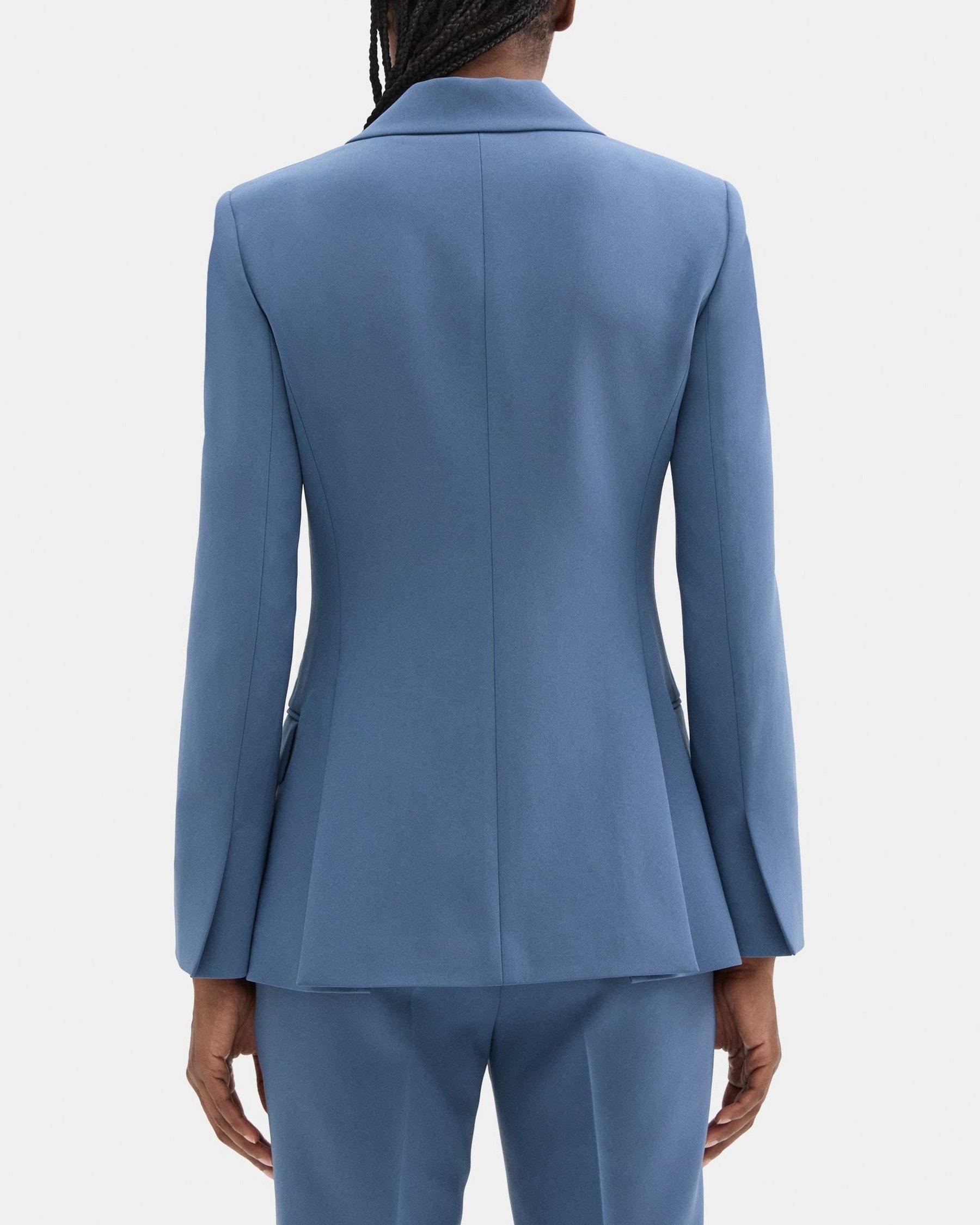 Fitted Blazer in Crepe Product Image