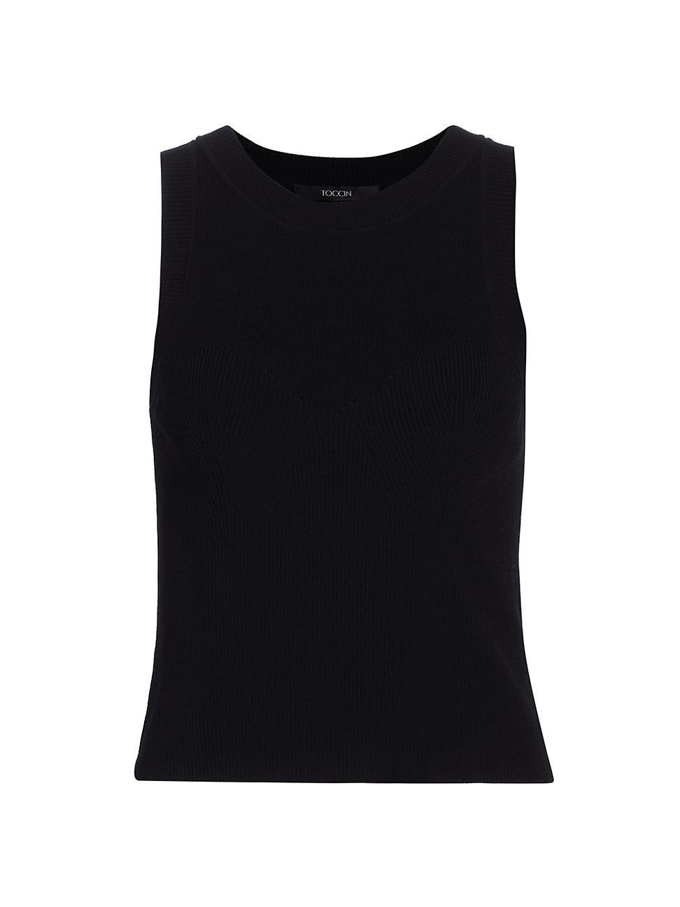 Womens Tatum Rib-Knit Racerback Tank product image