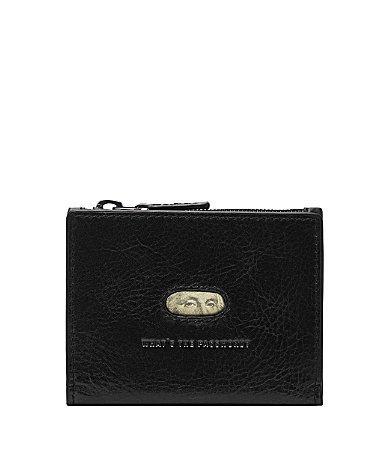 Fossil Mens Andrew Zip Card Case - Cognac Product Image