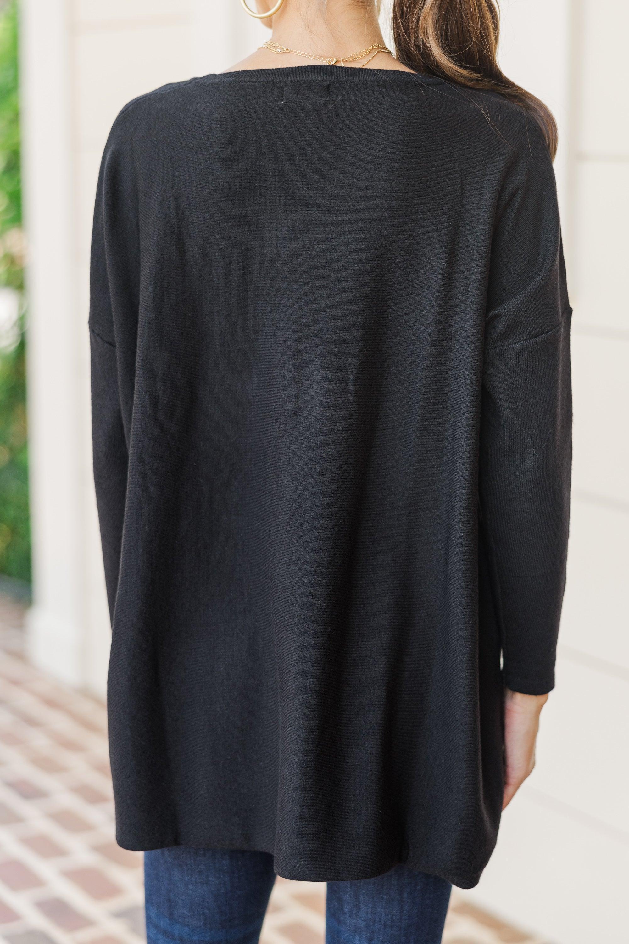 Loving My Life Black Pocket Tunic Female Product Image