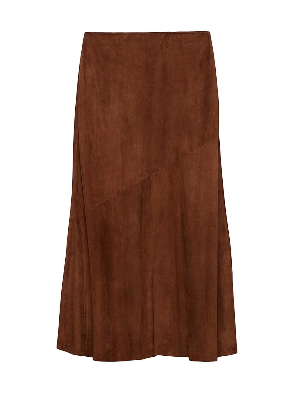 Womens Suede Skirt Product Image