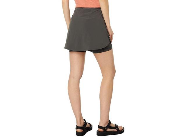 Fjallraven Abisko Midsummer Skort (Stone Grey) Women's Skort Product Image