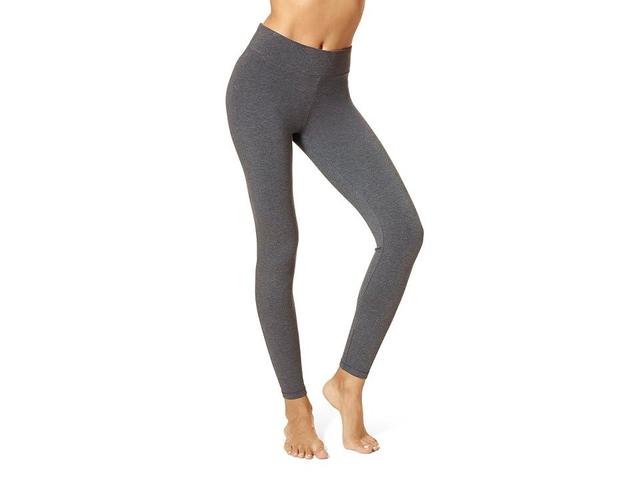 HUE Ultra Leggings w/ Wide Waistband (Graphite Heather) Women's Clothing Product Image