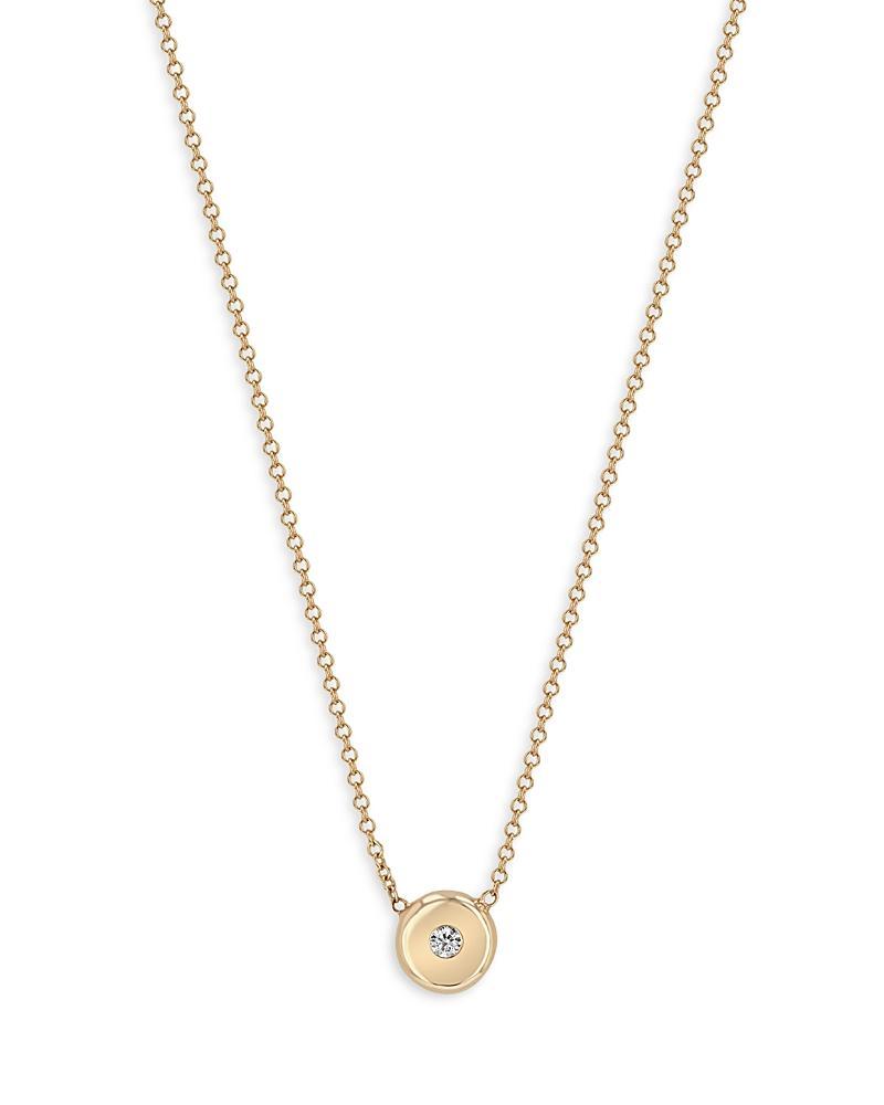 Diamond & 14K Gold Pendant Necklace Product Image