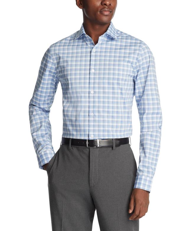 Kenneth Cole Reaction Mens Slim-Fit Flex Stretch Dress Shirt Product Image