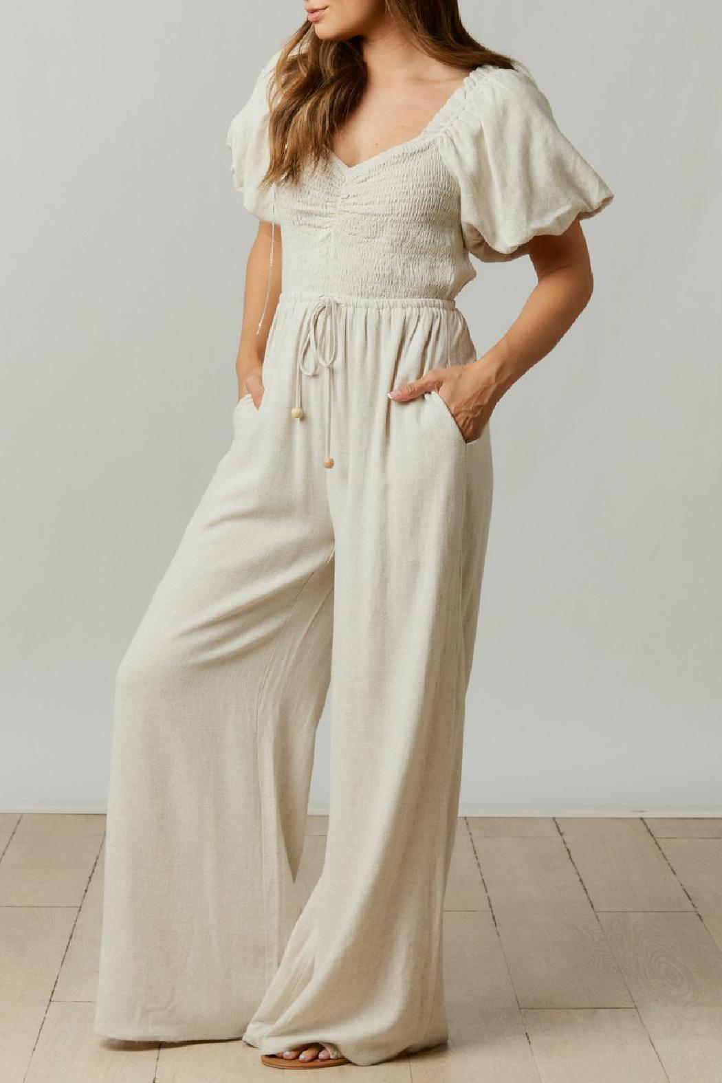 Puff Sleeve Jumpsuit Product Image