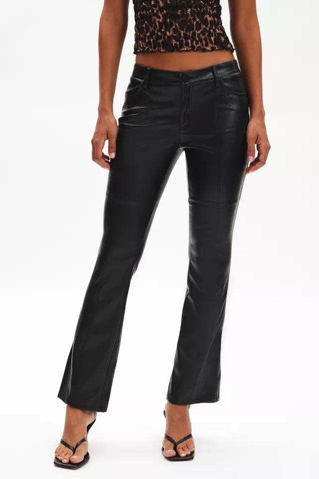 Silence + Noise Violet Faux Leather Bootcut Pant Product Image