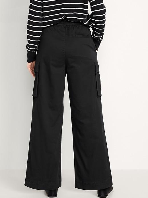 Extra High-Waisted Super Wide-Leg Cargo Pants product image