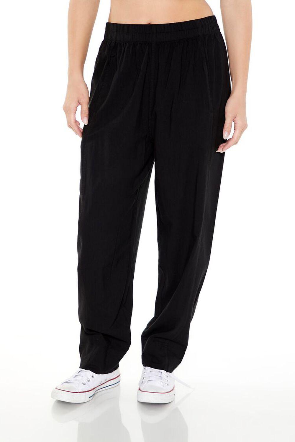 High-Rise Straight-Leg Pants | Forever 21 Product Image