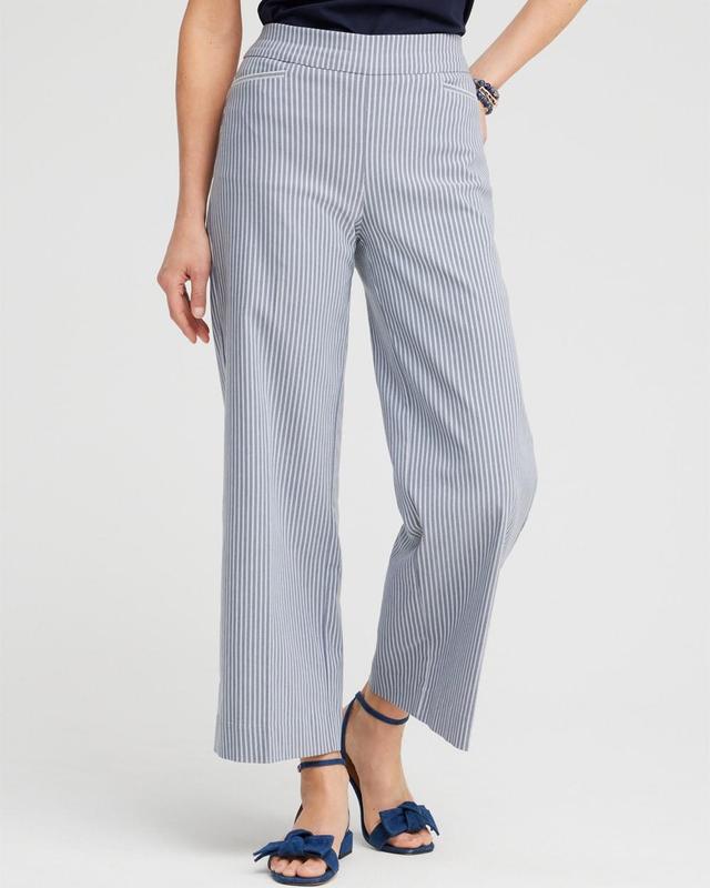 Brigitte Stripe Wide Leg Crops Product Image