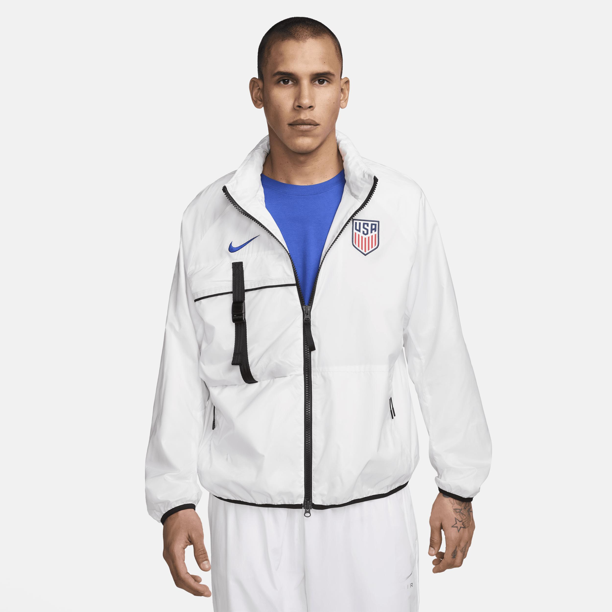 Nike Mens White Usmnt 2024 Halo Anthem Full-Zip Jacket Product Image