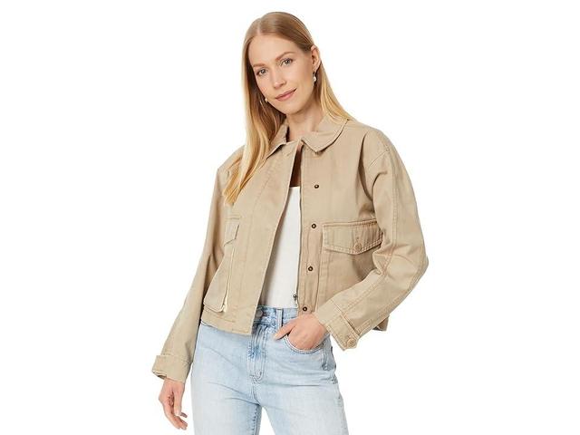 Madewell Woolf Crop Cargo Jacket Product Image