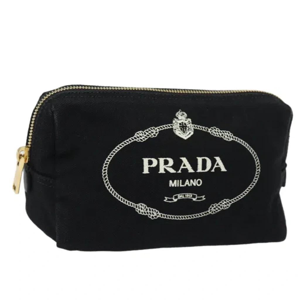 Black Canvas Clutch Bag () Product Image