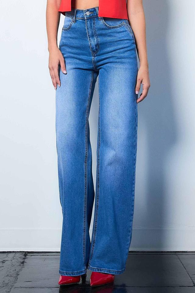 She's The Boss Wide Leg Jeans Product Image