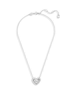 Swarovski Matrix Woven Crystal Heart Pendant Necklace Product Image