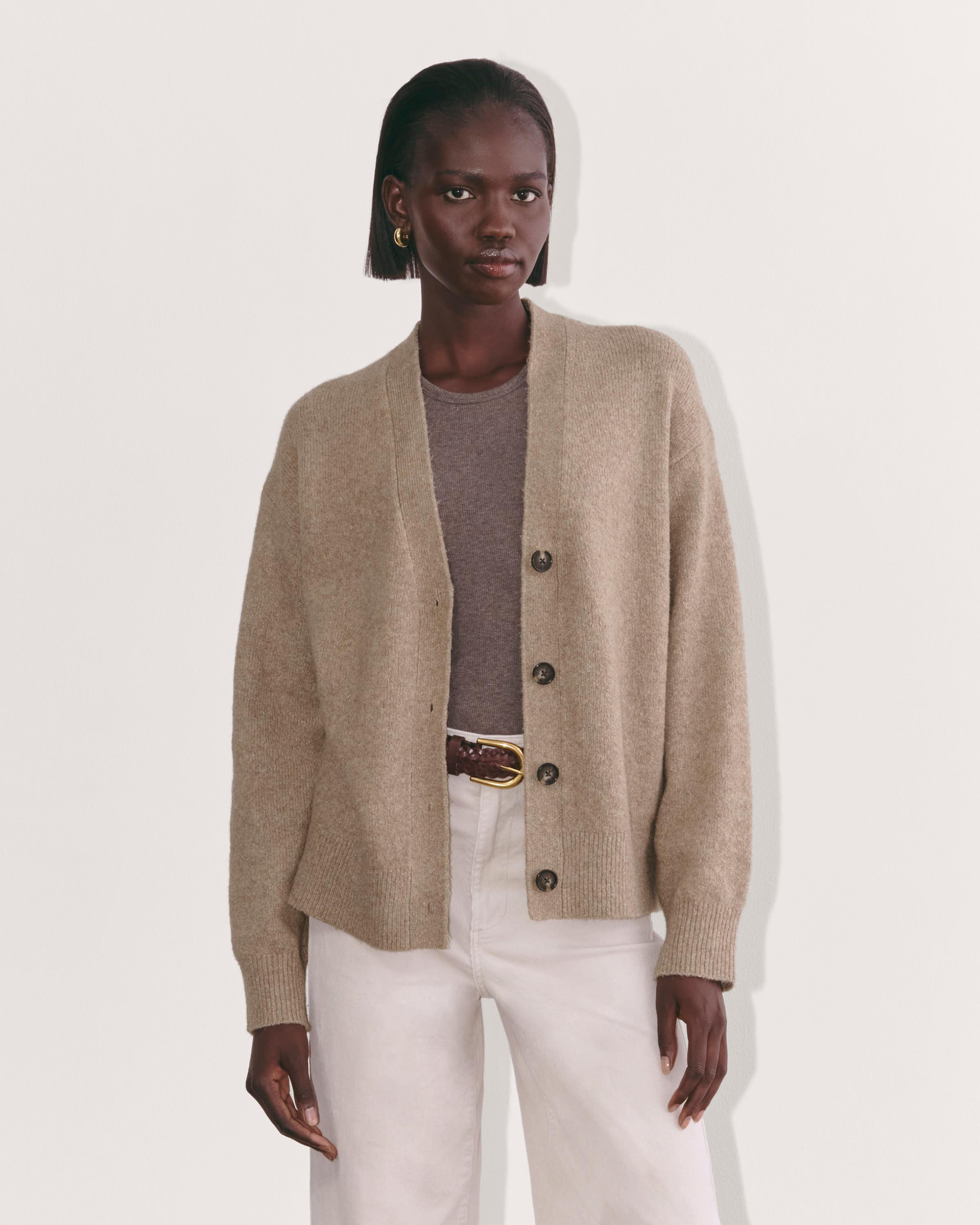 The Cocoon Cardigan in Plush Cotton Product Image